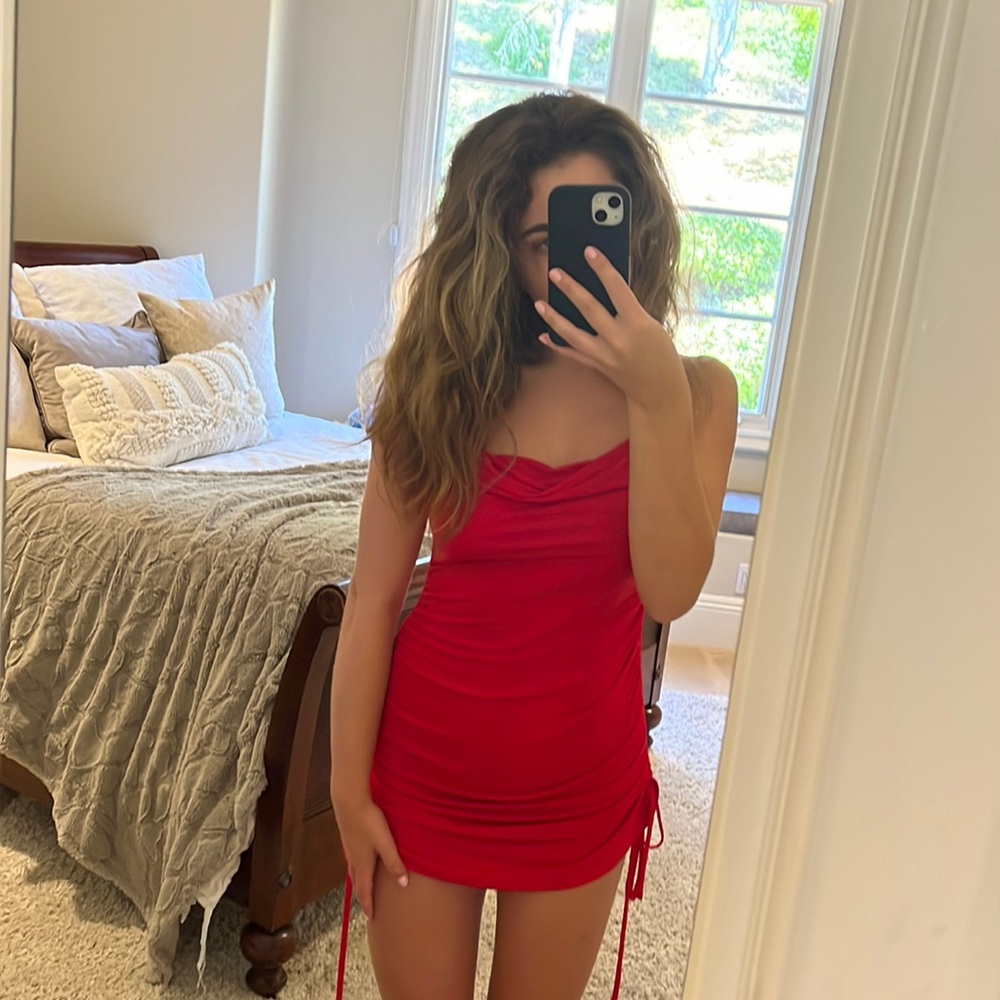 TIGER MIST. red mini dress❤️✨
